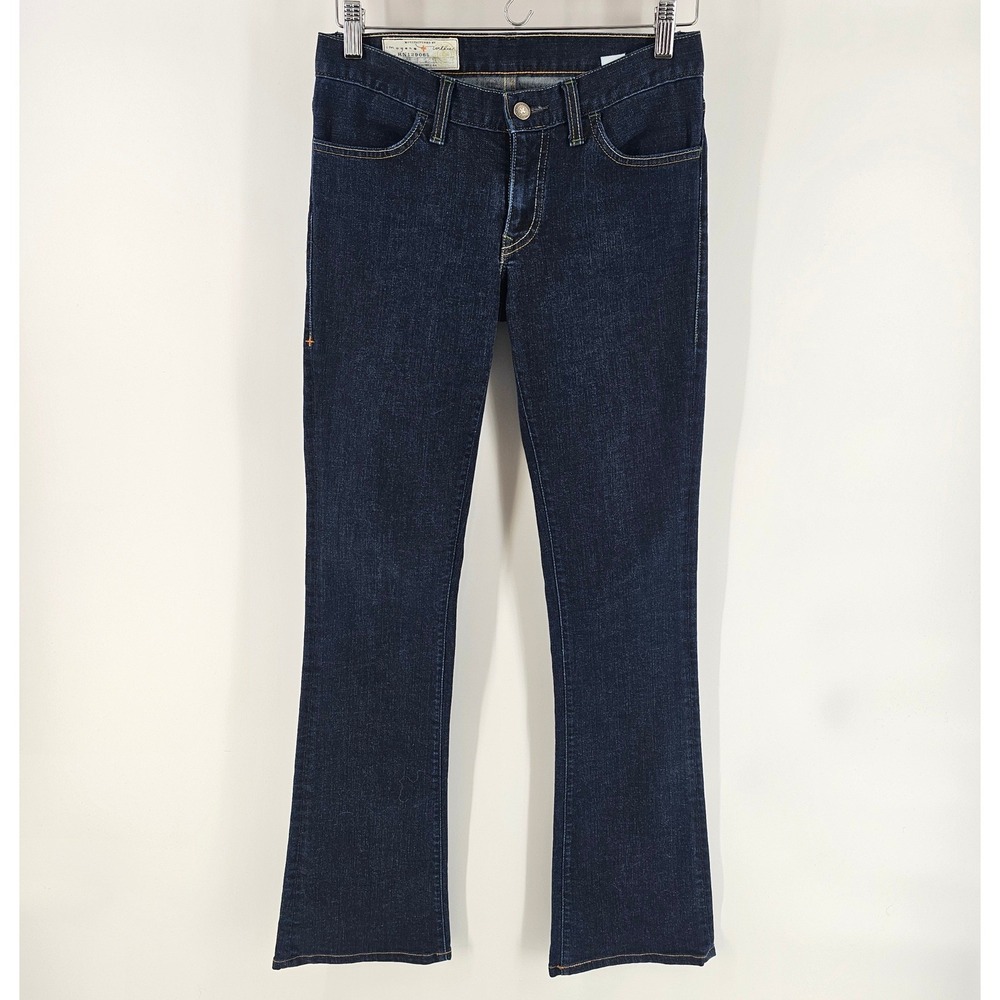 Imogene & Willie Womens Jeans 27 Dark Wash Bootcut Slim Fit Low Rise Made in USA